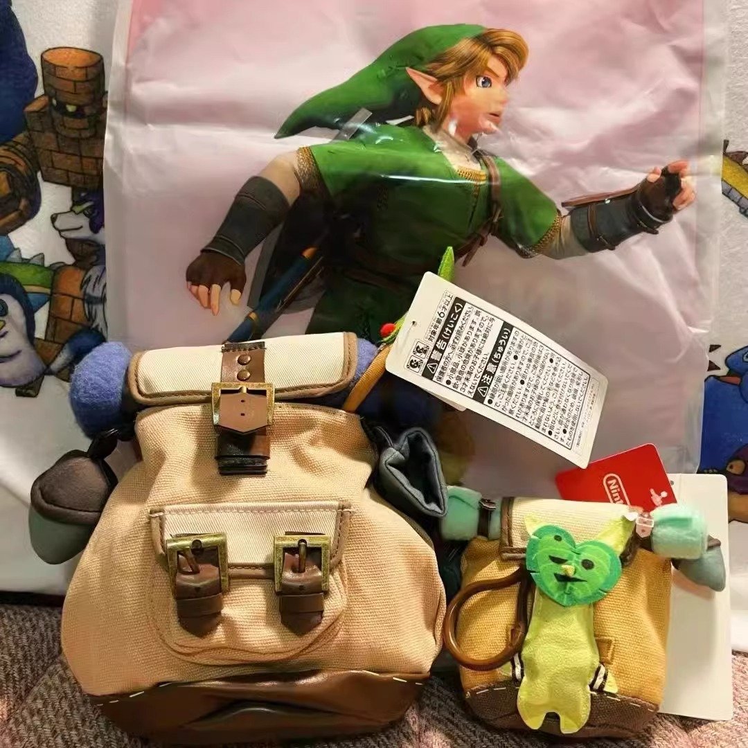젤다의 전설 굿즈 미니 파우치 가방 티어 오브 더 킹덤 여행중인 코로그의 포치 배낭 에코 - G마켓 모바일