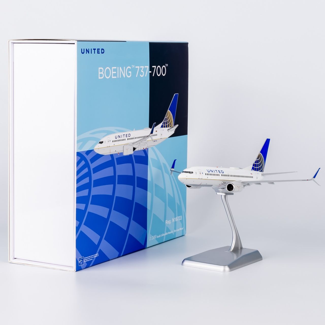 NG 1/200 유나이티드 항공 보잉 737-700/w N16703