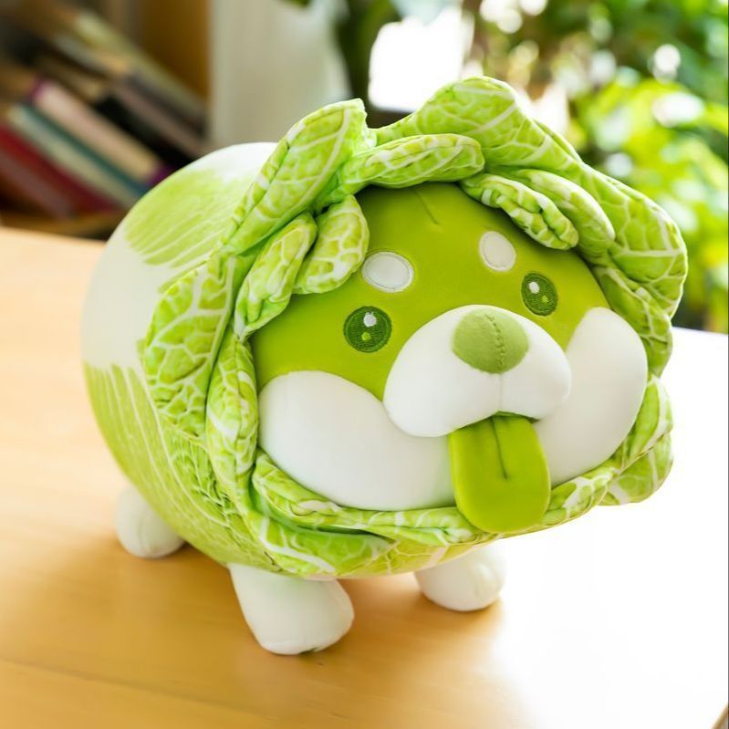 강아지배추 개추 인형 강아지 애착 배추 야채 베개 스커트 양상추 선물 봉제 쿠션 A. 30cm - G마켓 모바일