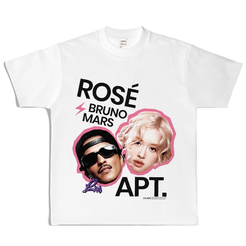 BLACKPINK ロゼ BRUNOMARS apt. tシャツ ブルーノ・マーズブラックピンクローズブラックピンク